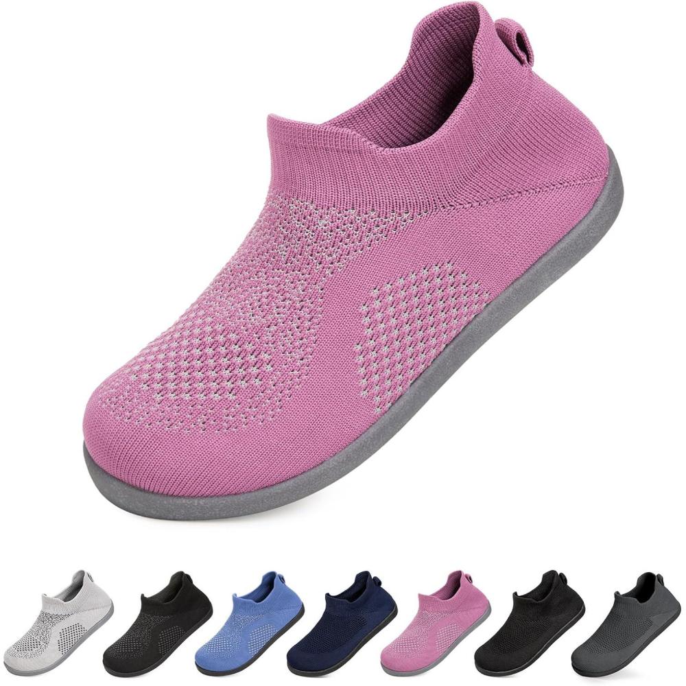 EverFoams Closed-Toe Womens Slippers, Plum Rose, 9