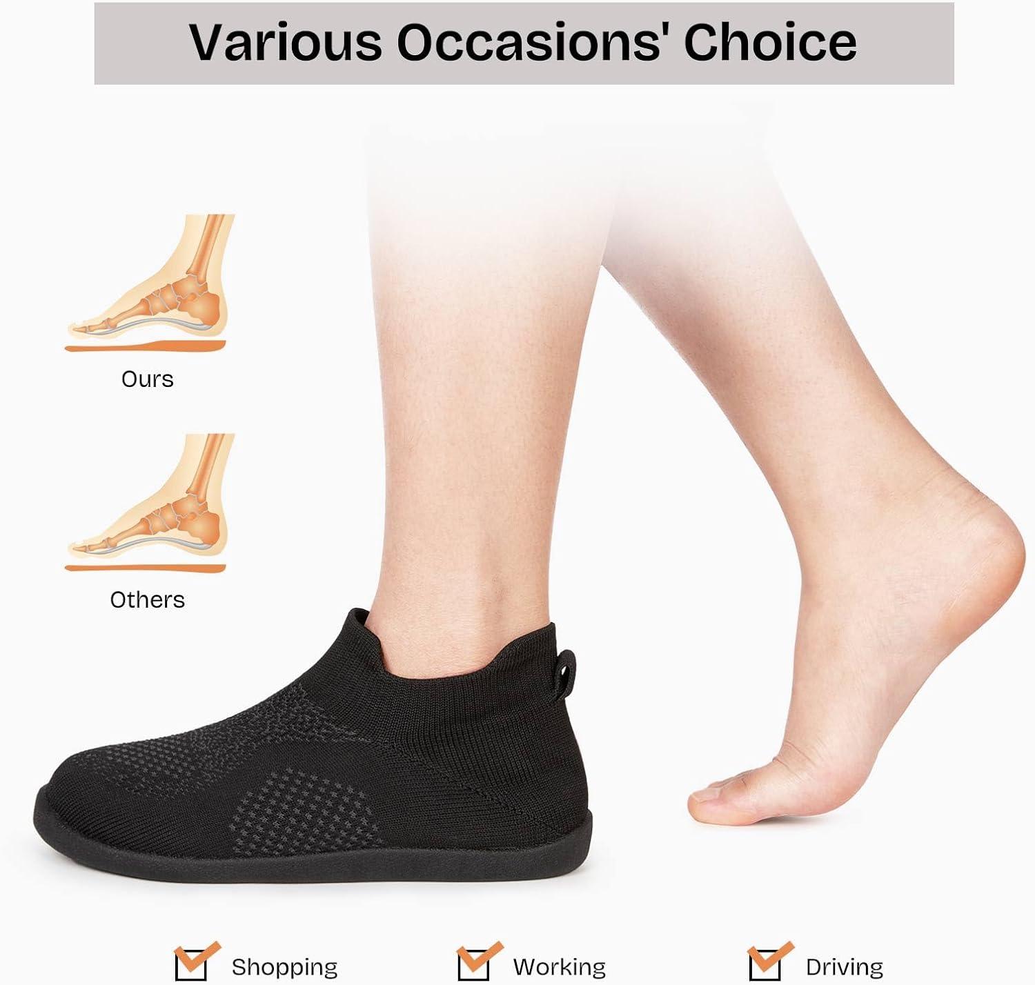 EverFoams Men’s Closed-Toe Womens Slippers, Black, 11